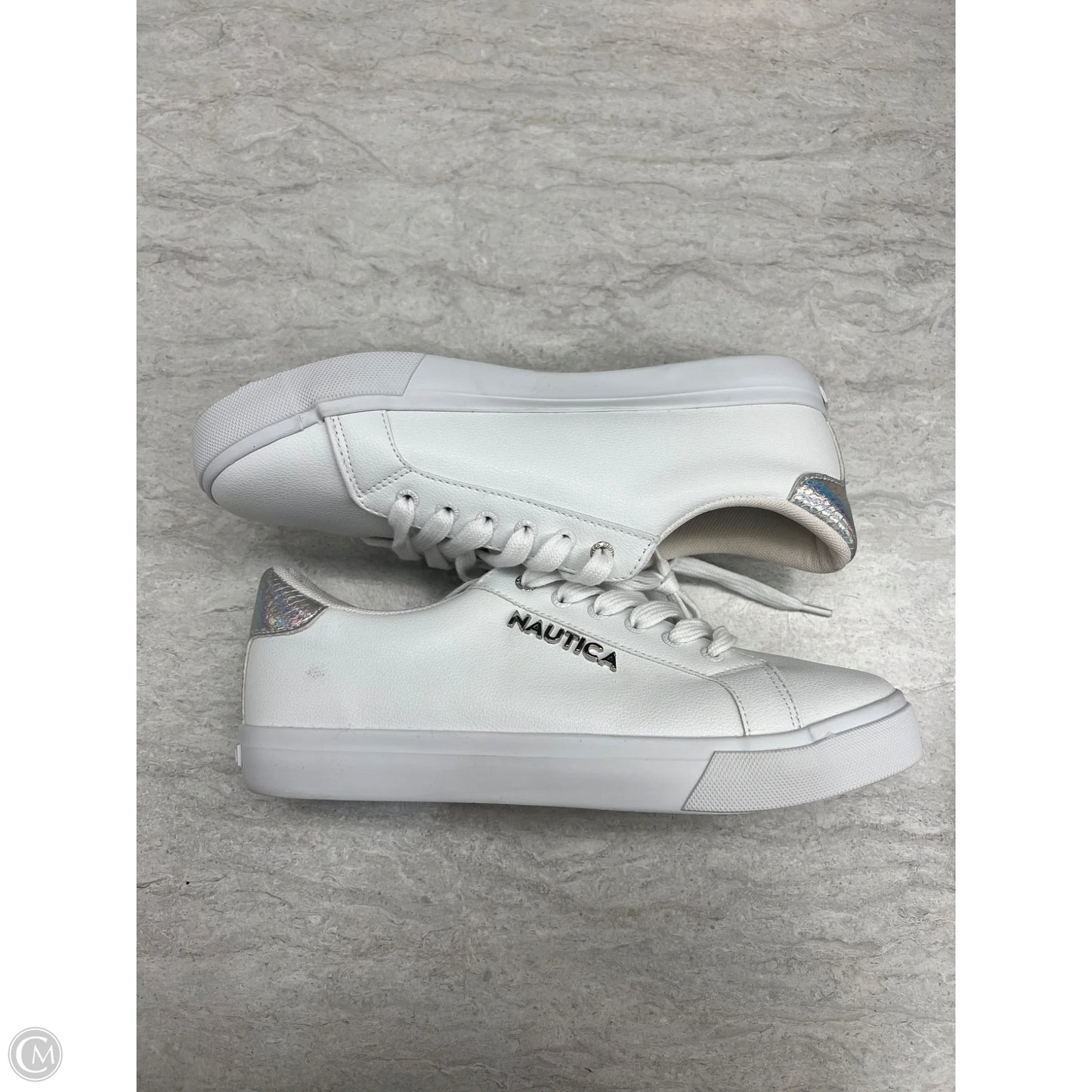 Shoes Sneakers By Nautica In White, Size: 9