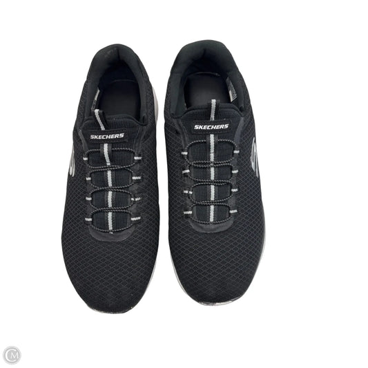Shoes Sneakers By Skechers In Black & White, Size: 9.5