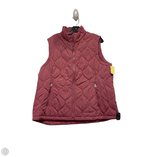 Vest Puffer & Quilted By Free Country In Pink, Size: Xl