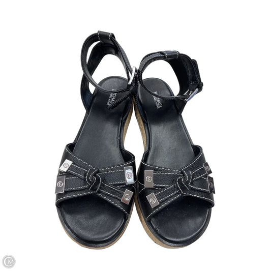 Sandals Designer By Michael Kors In Black & Brown, Size: 8.5