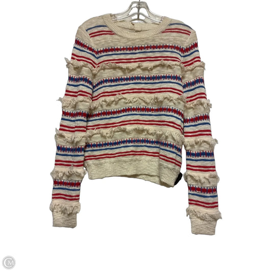 Sweater By Moth In Striped Pattern, Size: Xs