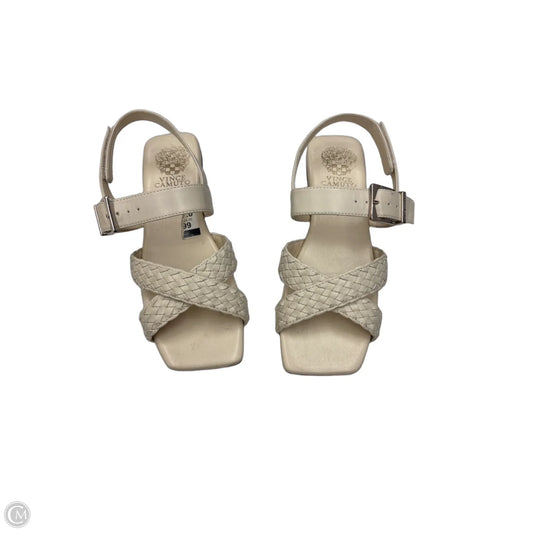 Sandals Flats By Vince Camuto In Cream, Size: 7