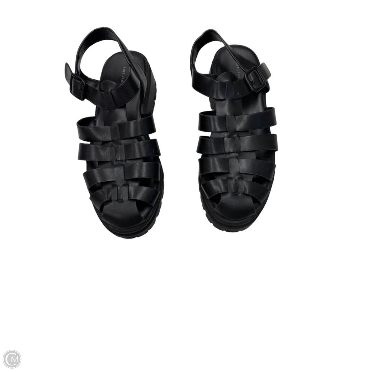 Sandals Heels Platform By American Eagle In Black, Size: 8
