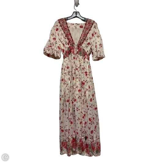 Dress Casual Midi By Free People In Floral Print, Size: Xs