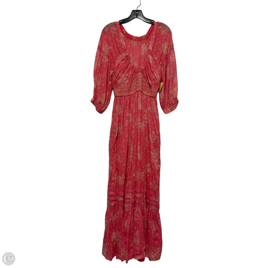 Dress Casual Midi By Free People In Pink, Size: Xs