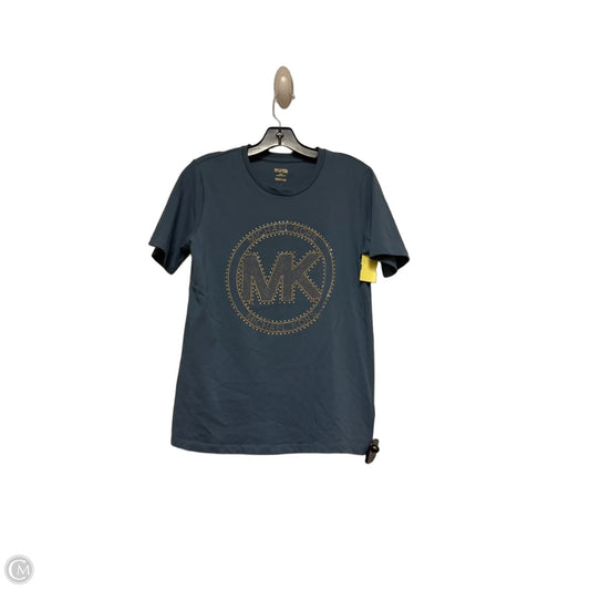 Top Short Sleeve By Michael By Michael Kors In Blue, Size: Xs