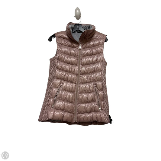 Vest Puffer & Quilted By Calvin Klein In Pink, Size: M