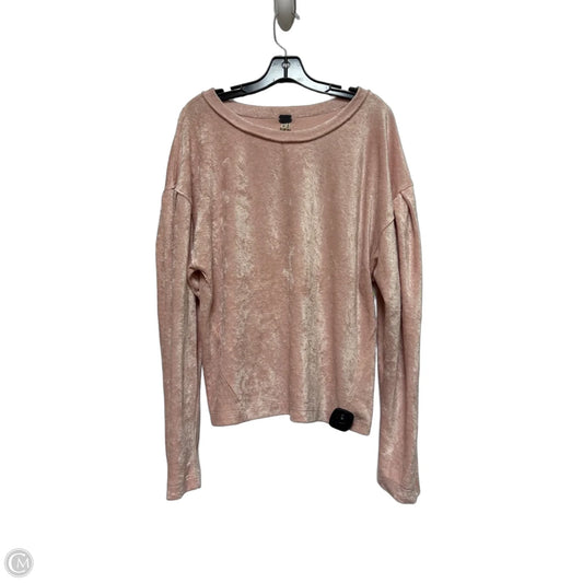 Top Long Sleeve By We The Free In Pink, Size: M