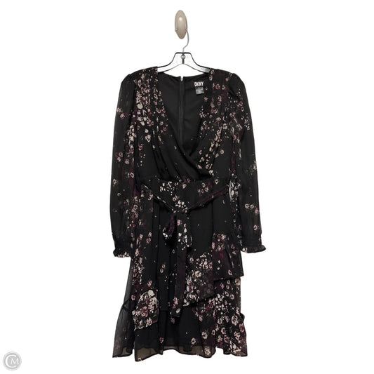Dress Casual Short By Dkny In Floral Print, Size: 6