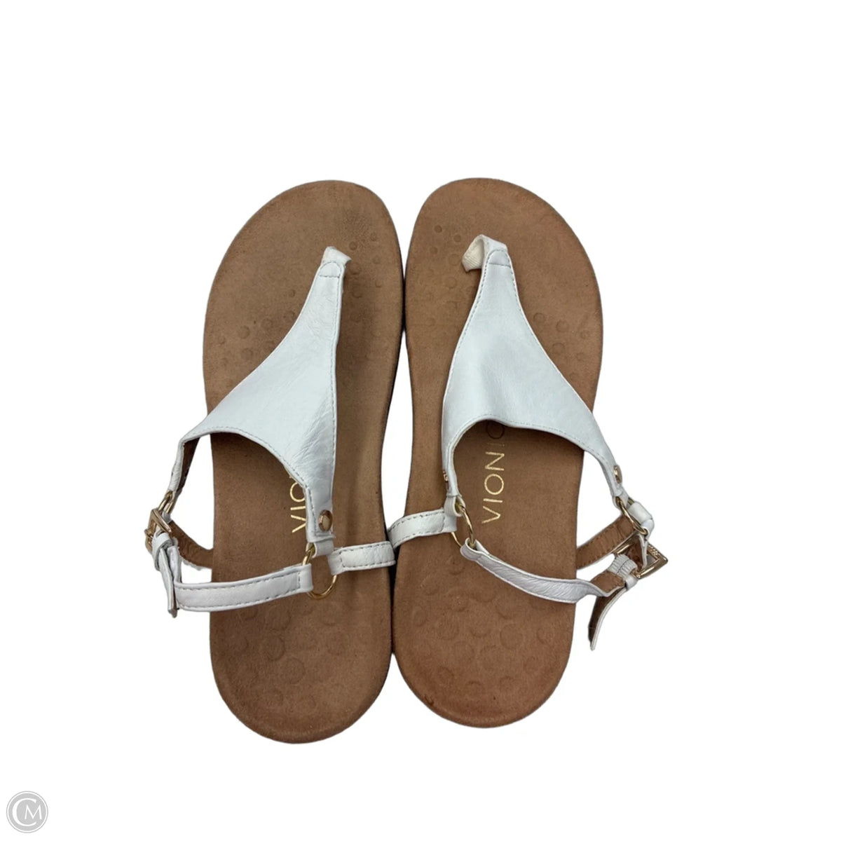 Sandals Flip Flops By Vionic In White, Size: 7
