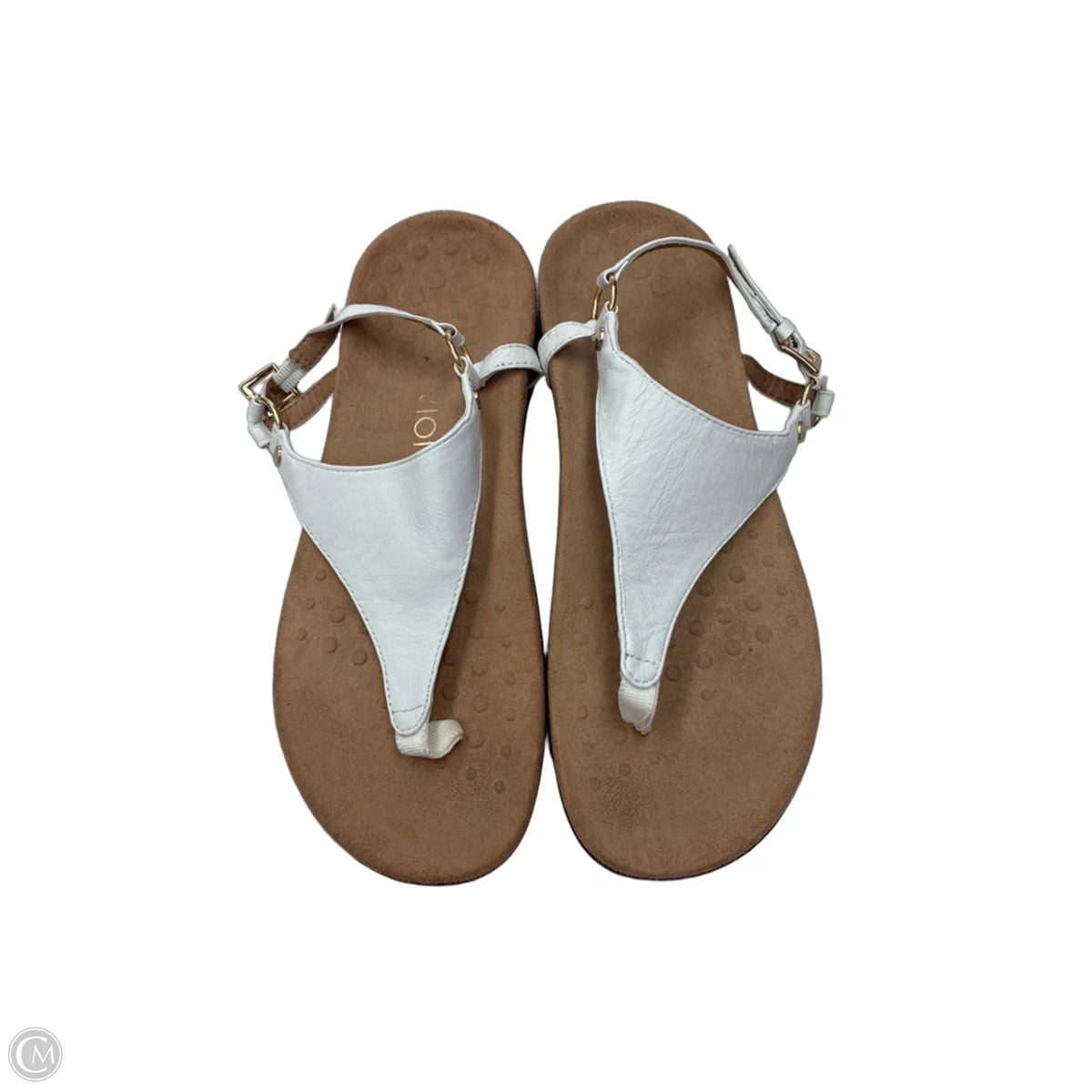 Sandals Flip Flops By Vionic In White, Size: 7