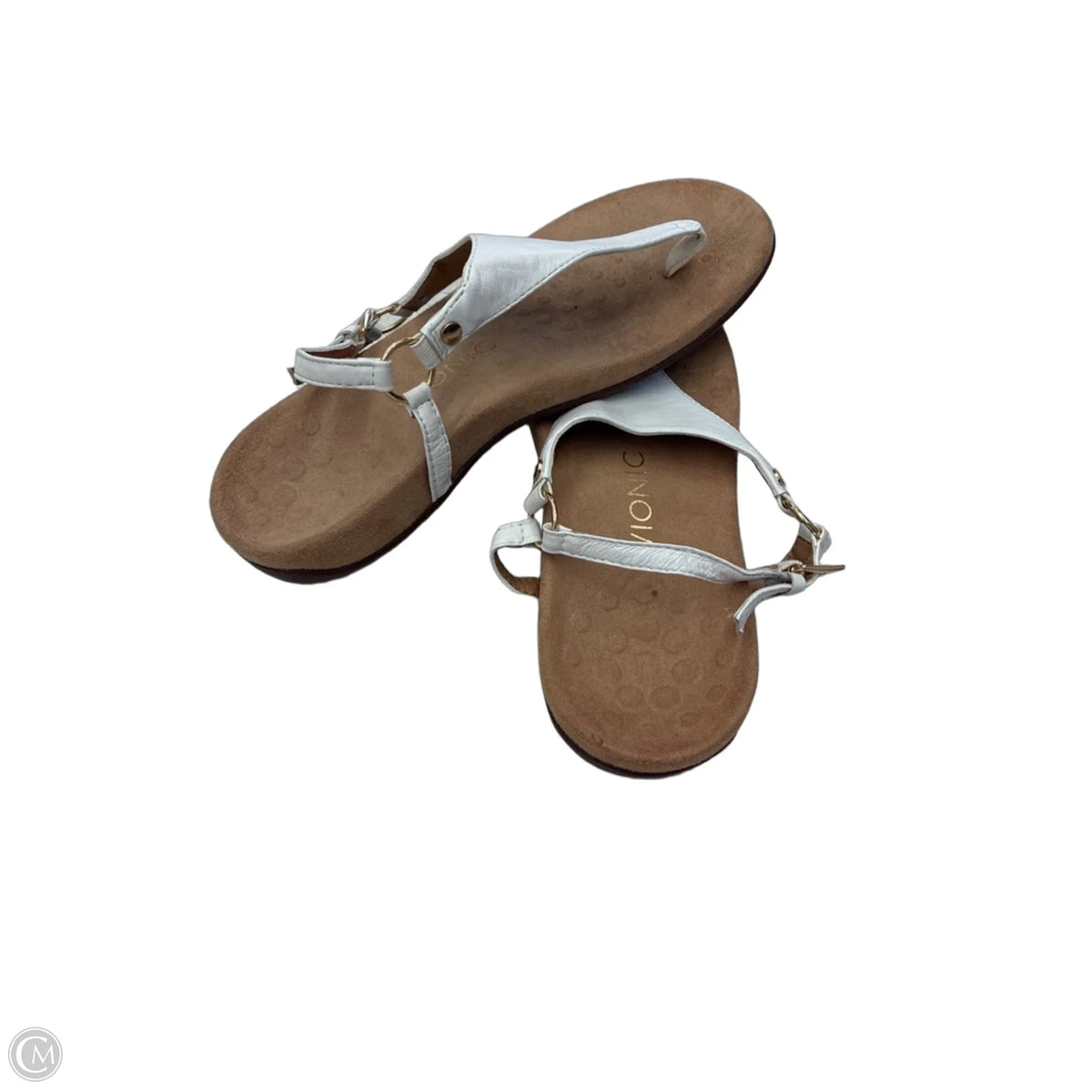 Sandals Flip Flops By Vionic In White, Size: 7