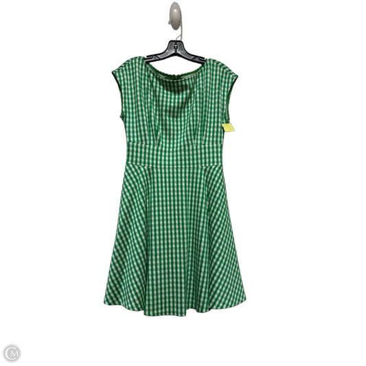 Dress Designer By Kate Spade In Plaid Pattern, Size: S