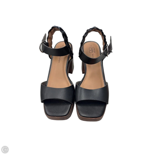 Shoes Heels Block By No Boundaries In Black & Brown, Size: 7