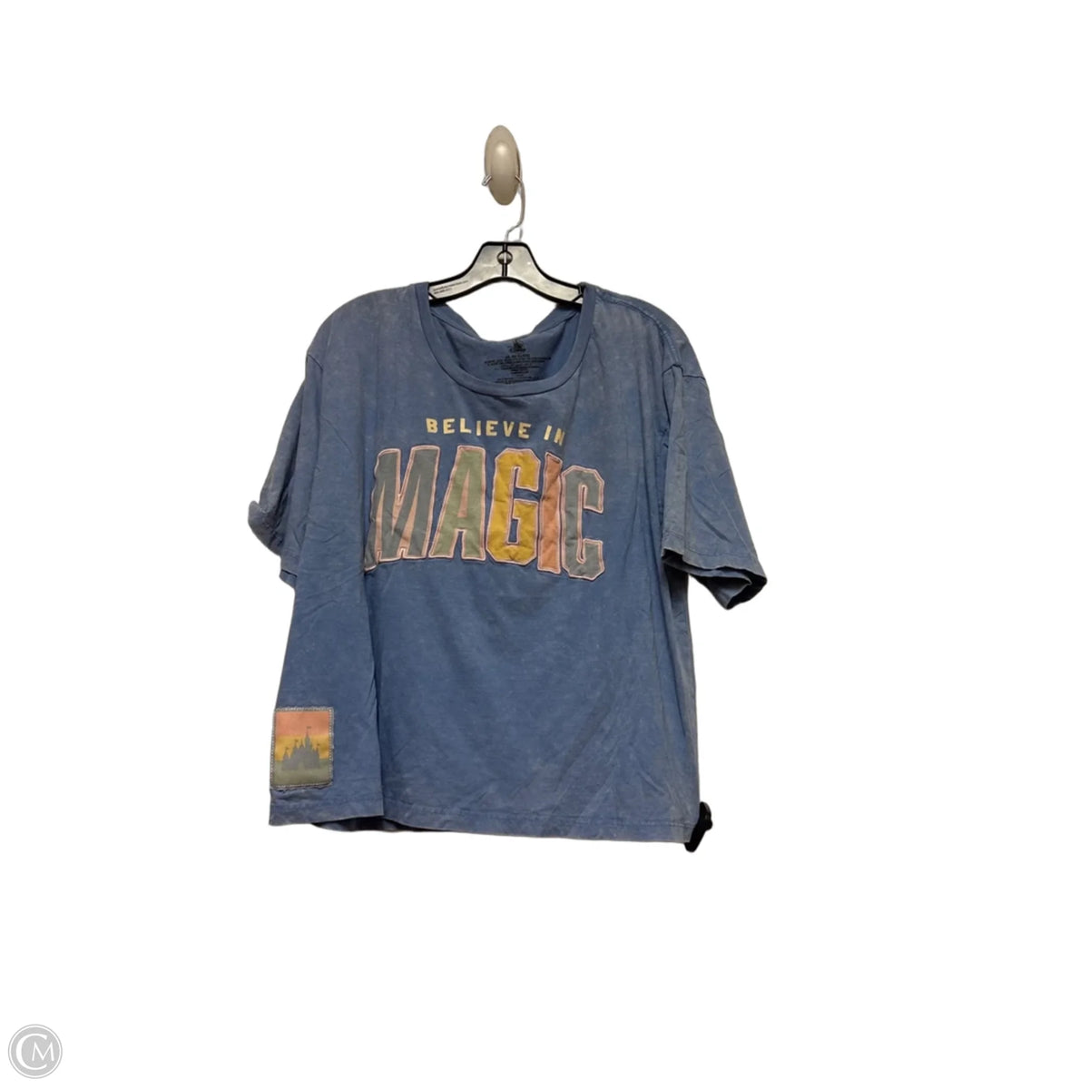 Top Short Sleeve Basic By Disney Store In Blue, Size: Xl