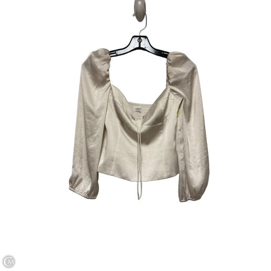 Top Long Sleeve By Wilfred In White, Size: S