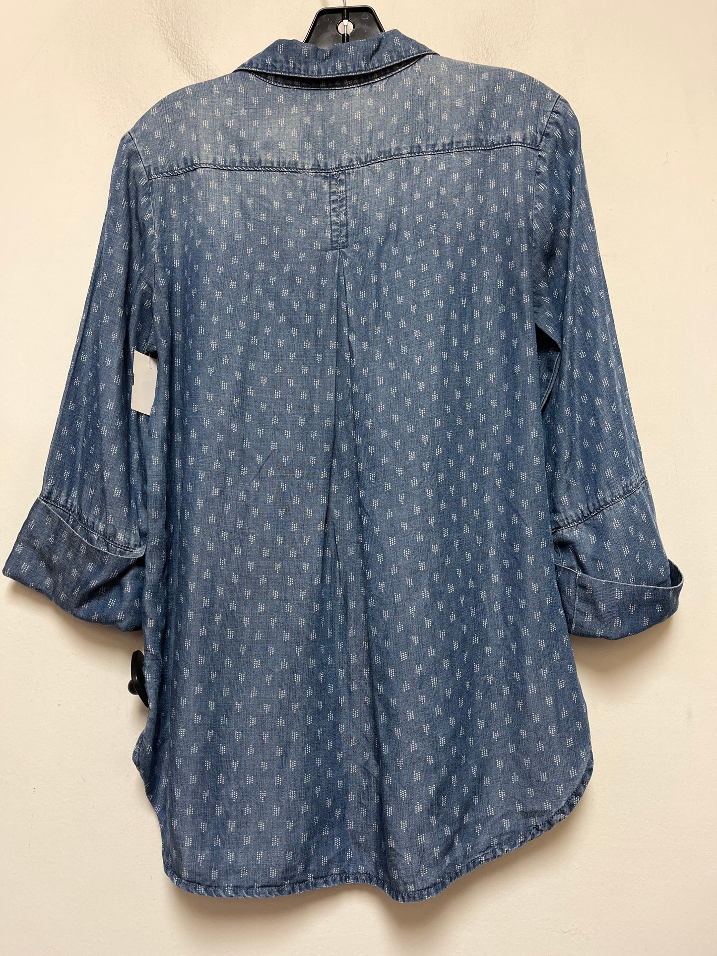 Blue Denim Top Long Sleeve Cloth & Stone, Size S