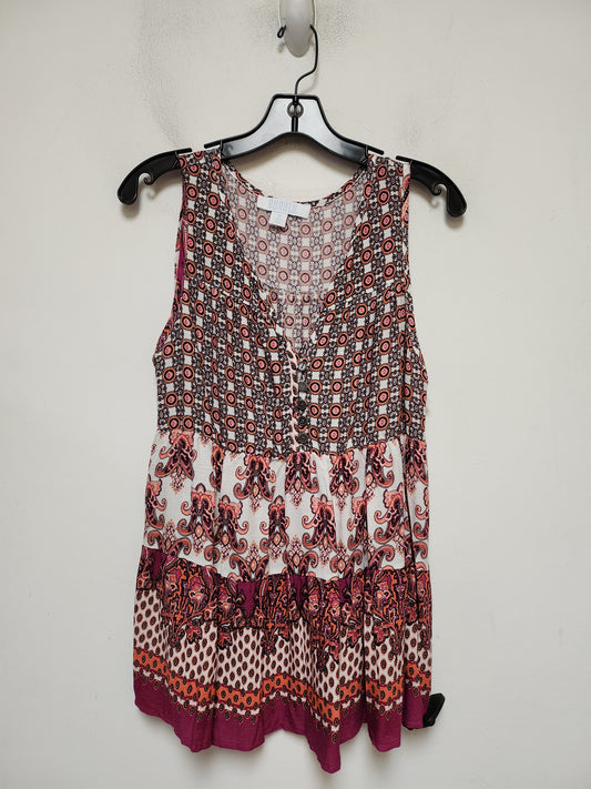 Top Sleeveless By Clothes Mentor In Multi-colored, Size: S