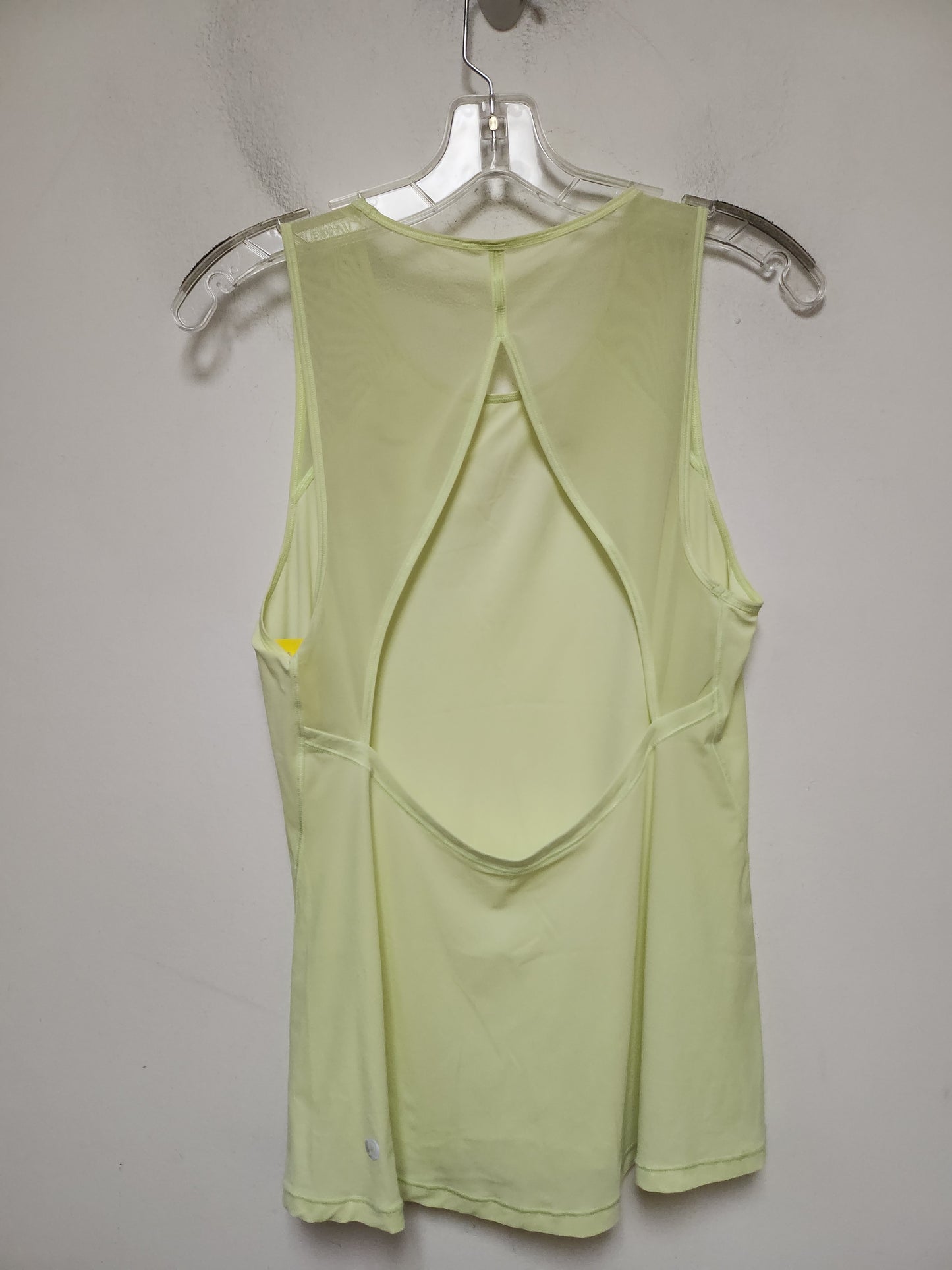 Athletic Tank Top By Lululemon In Chartreuse, Size: S