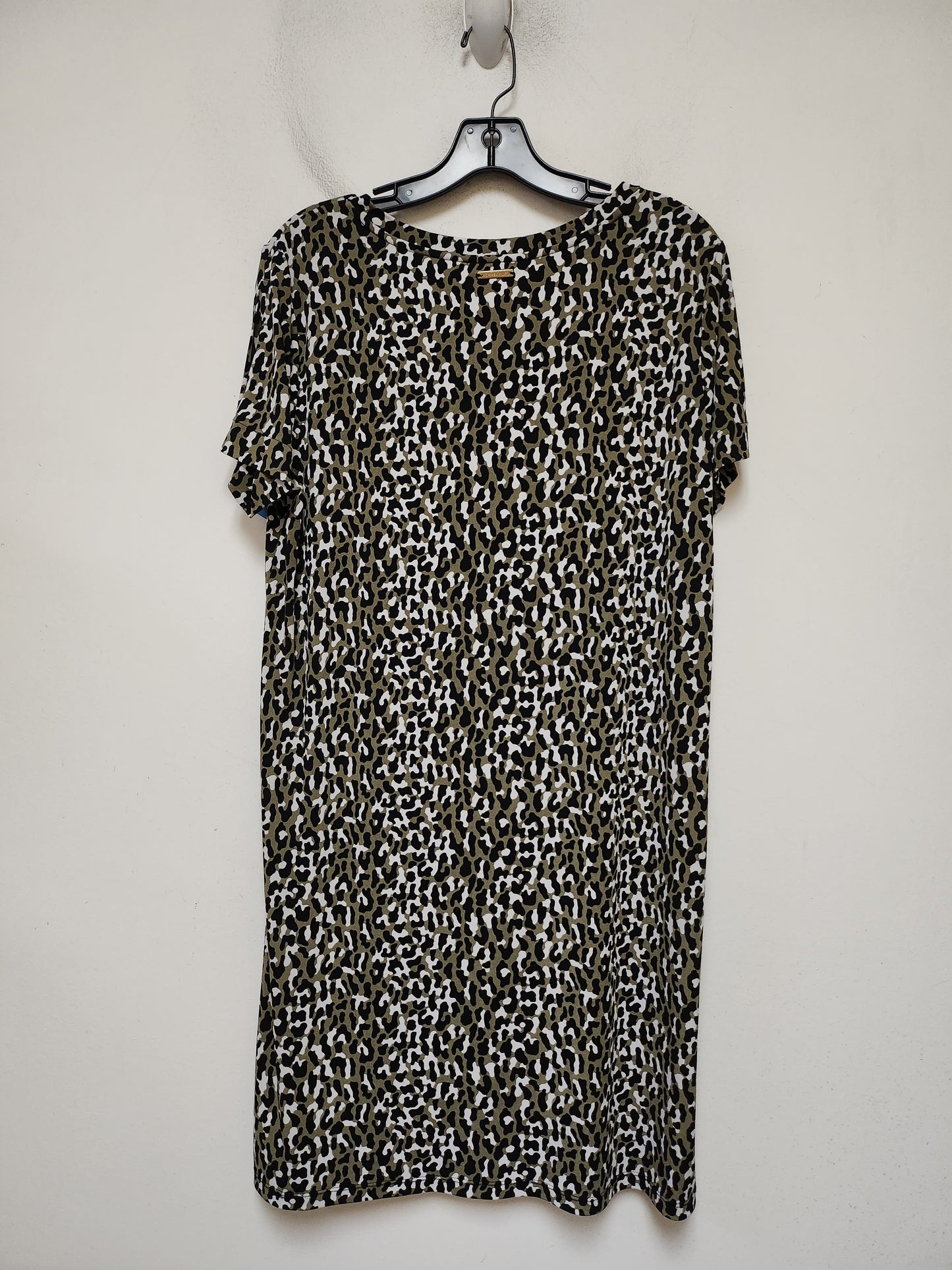 Dress Casual Midi By Michael By Michael Kors In Animal Print, Size: L