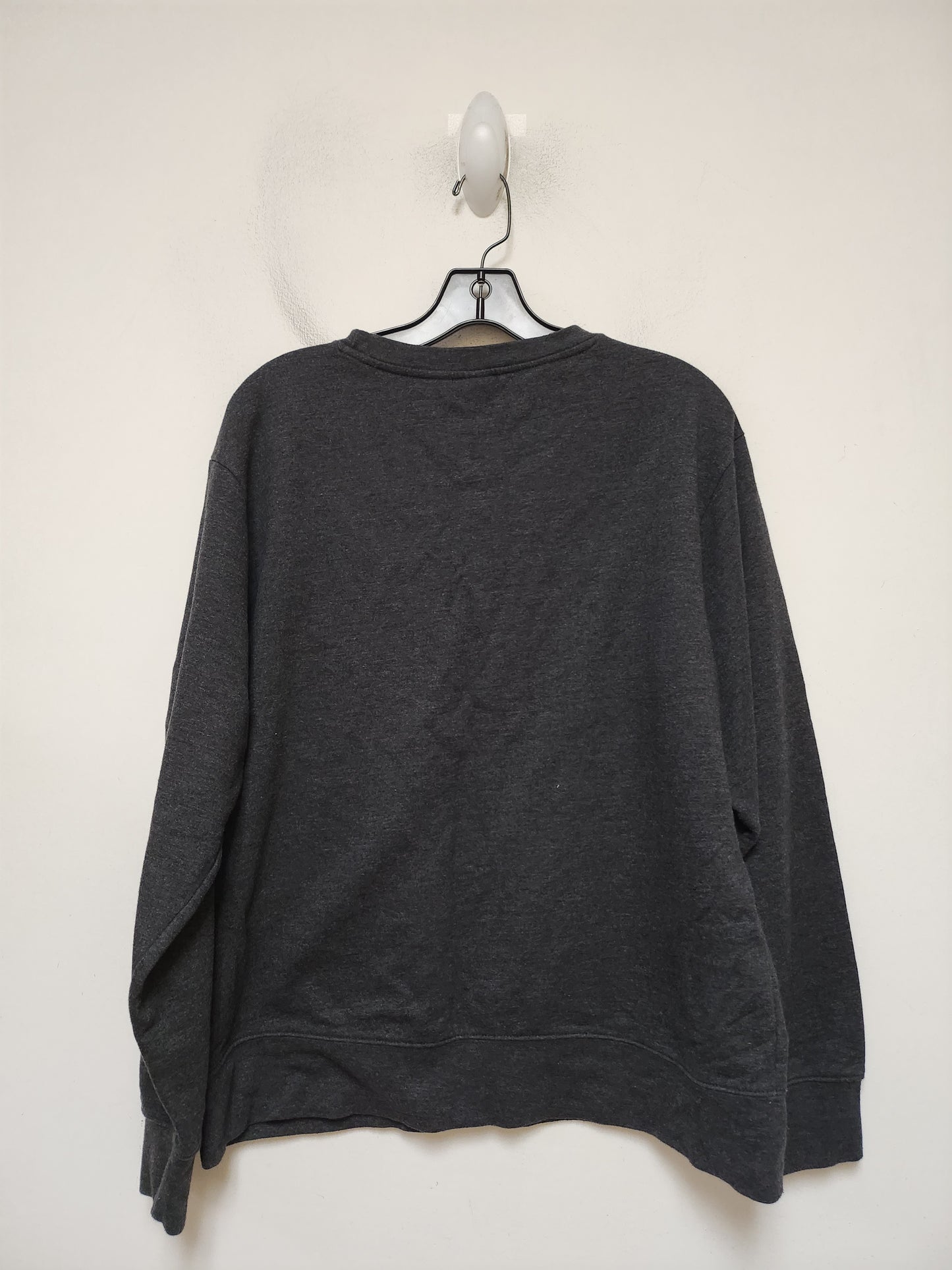 Sweatshirt Crewneck By Clothes Mentor In Grey, Size: M