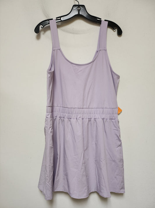 Athletic Dress By Versona In Purple, Size: L