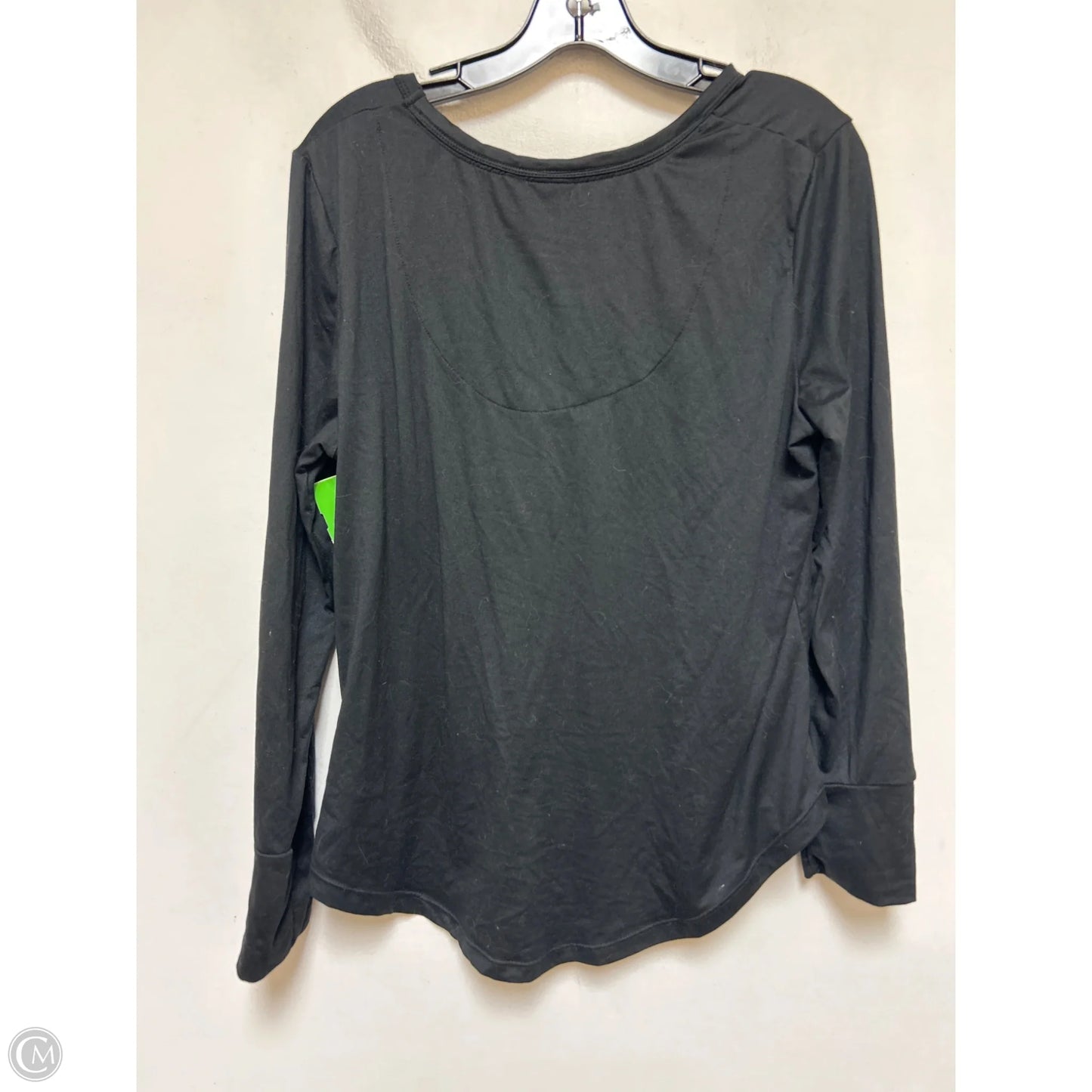 Top Long Sleeve Basic By Clothes Mentor In Black, Size: L
