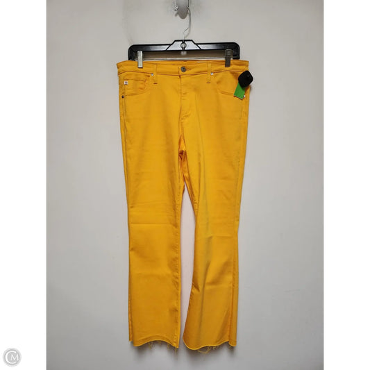 Jeans Boyfriend By Adriano Goldschmied In Yellow, Size: 8