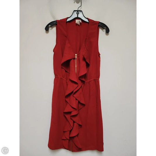 Dress Casual Short By Clothes Mentor In Red, Size: S