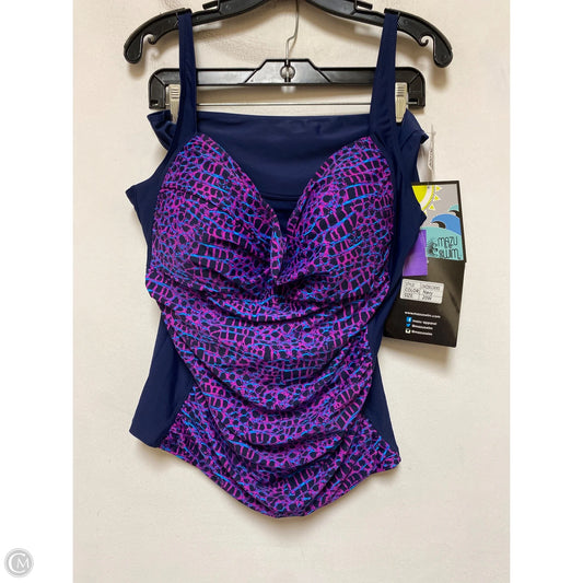 Swimsuit 2pc By Clothes Mentor In Navy, Size: 2x