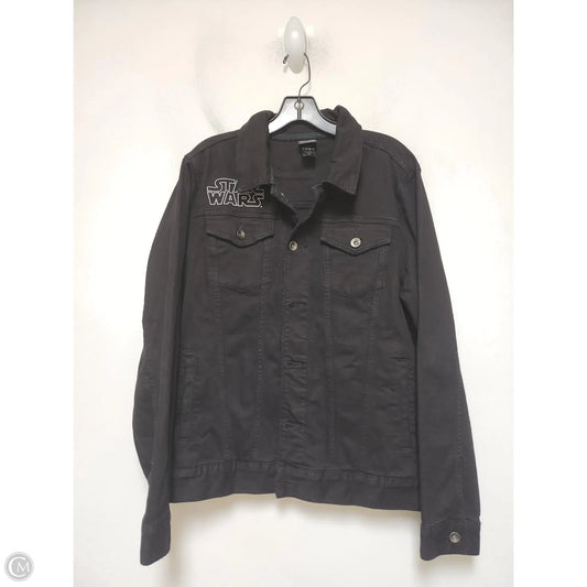 Jacket Denim By Disney Store In Black Denim, Size: M