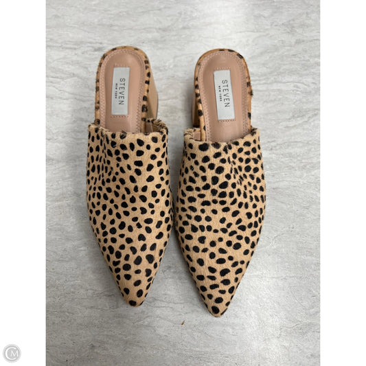 Shoes Heels Block By Steve Madden In Animal Print, Size: 7