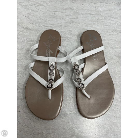 Sandals Flats By Brighton In White, Size: 9