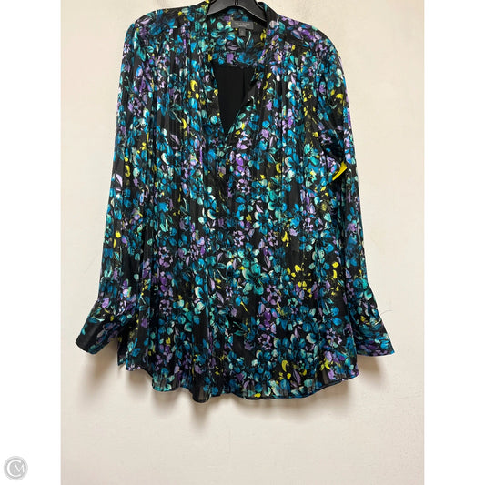 Top Long Sleeve By Limited In Multi-colored, Size: 1x