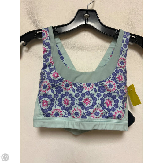 Athletic Bra By Lululemon In Floral Print, Size: Xs