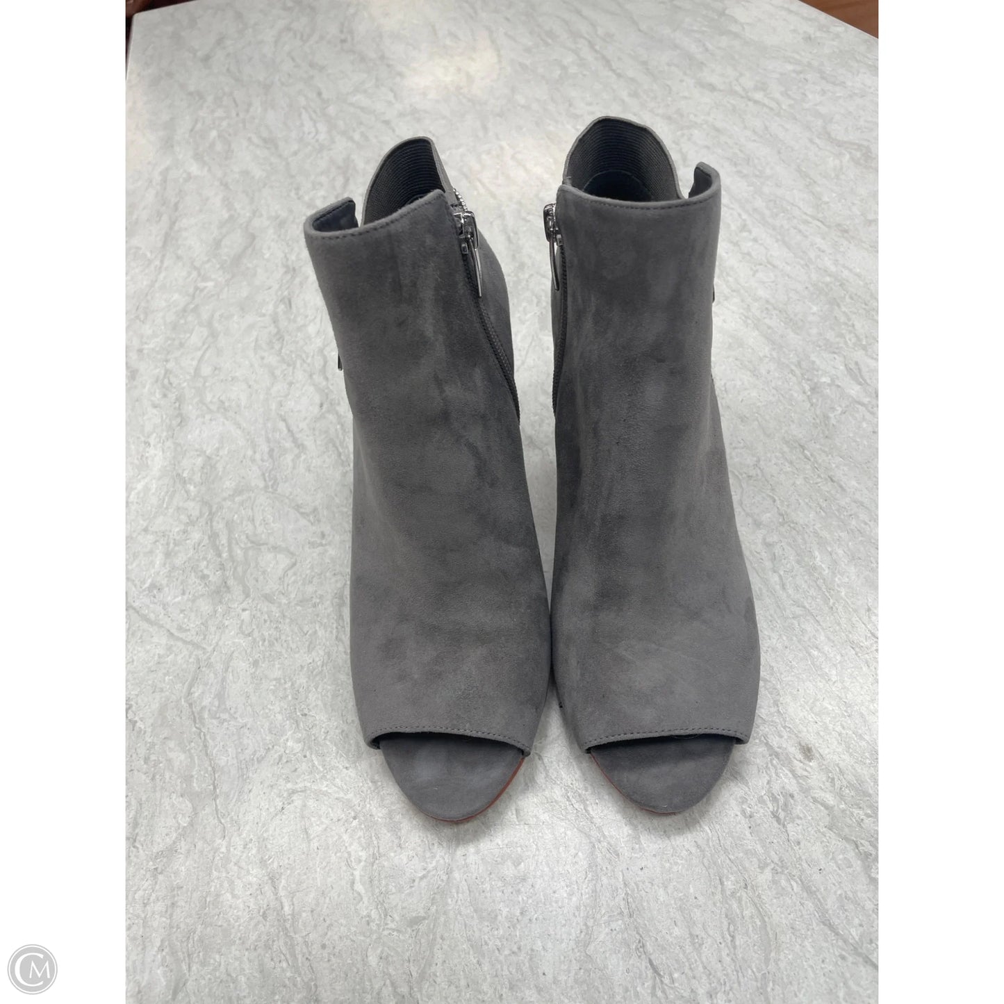 Shoes Heels Stiletto By Marc Fisher In Grey, Size: 7.5