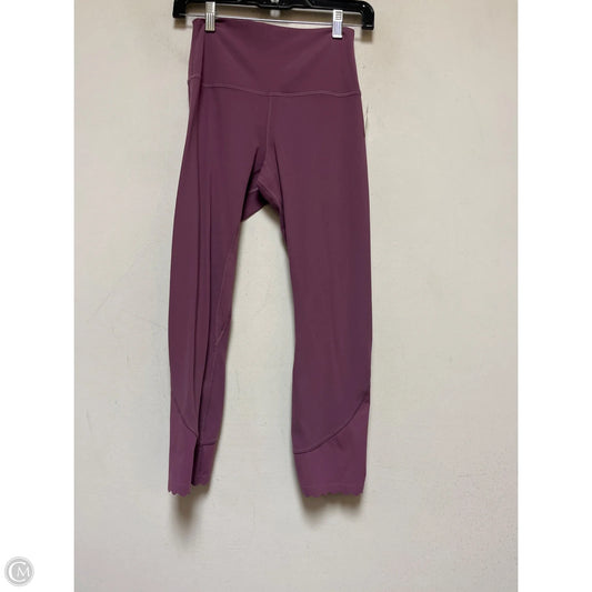 Athletic Pants By Lululemon In Purple, Size: Xs