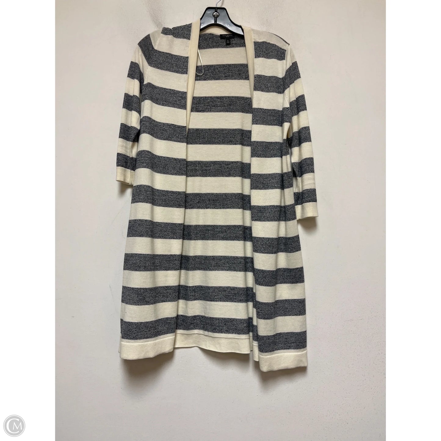 Cardigan By Talbots In Striped Pattern, Size: S