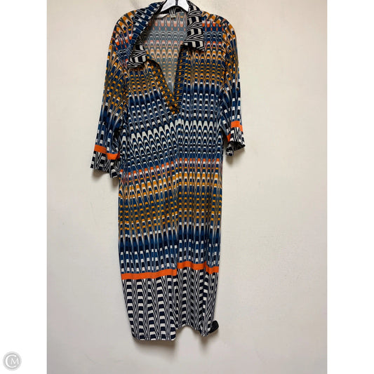 Dress Casual Maxi By Mlle Gabrielle In Multi-colored, Size: 3x