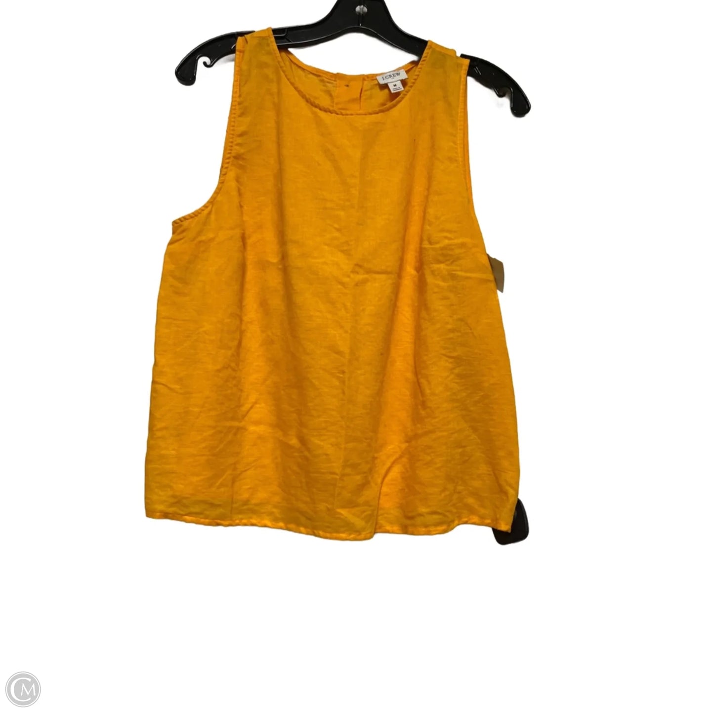 Top Sleeveless By J. Crew In Orange, Size: Medium