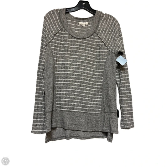 Top Long Sleeve By Eri + Ali In Grey, Size: S