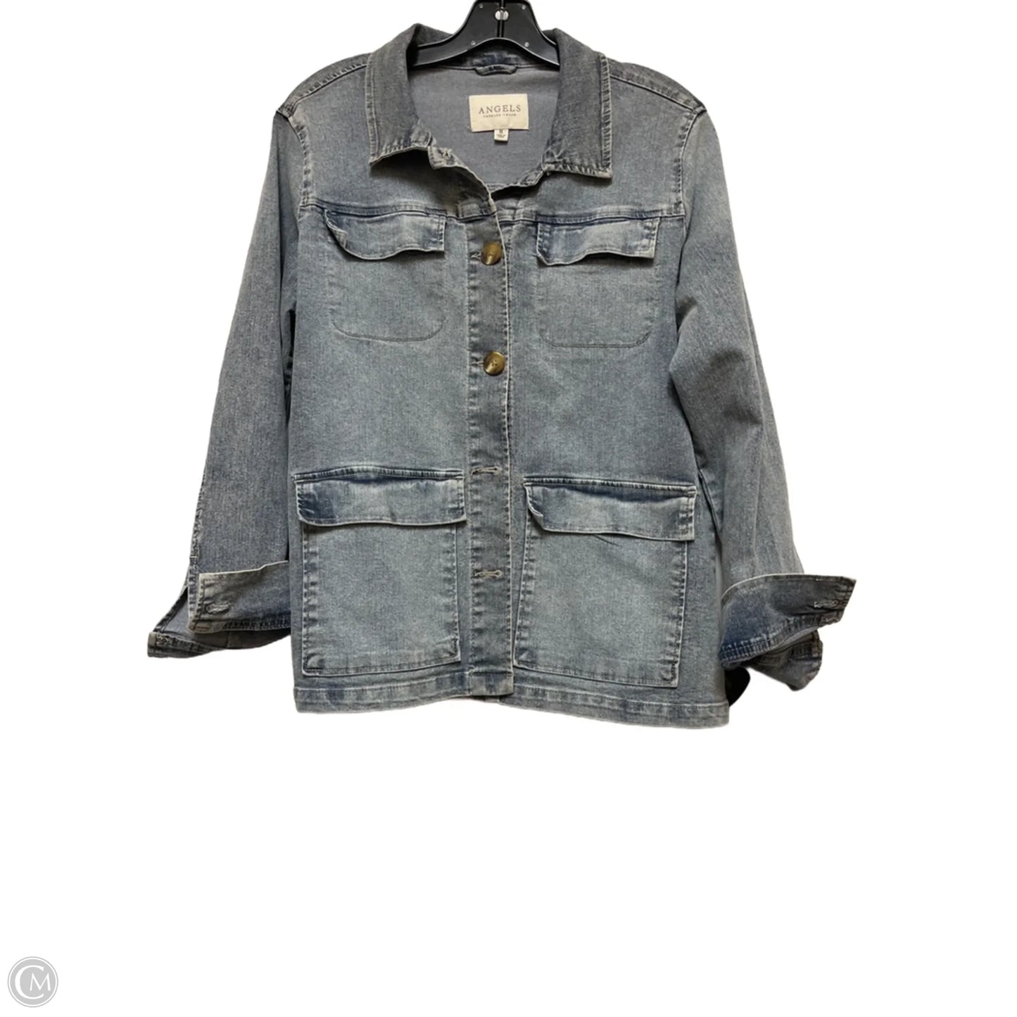 Jacket Denim By Angels In Blue Denim, Size: M