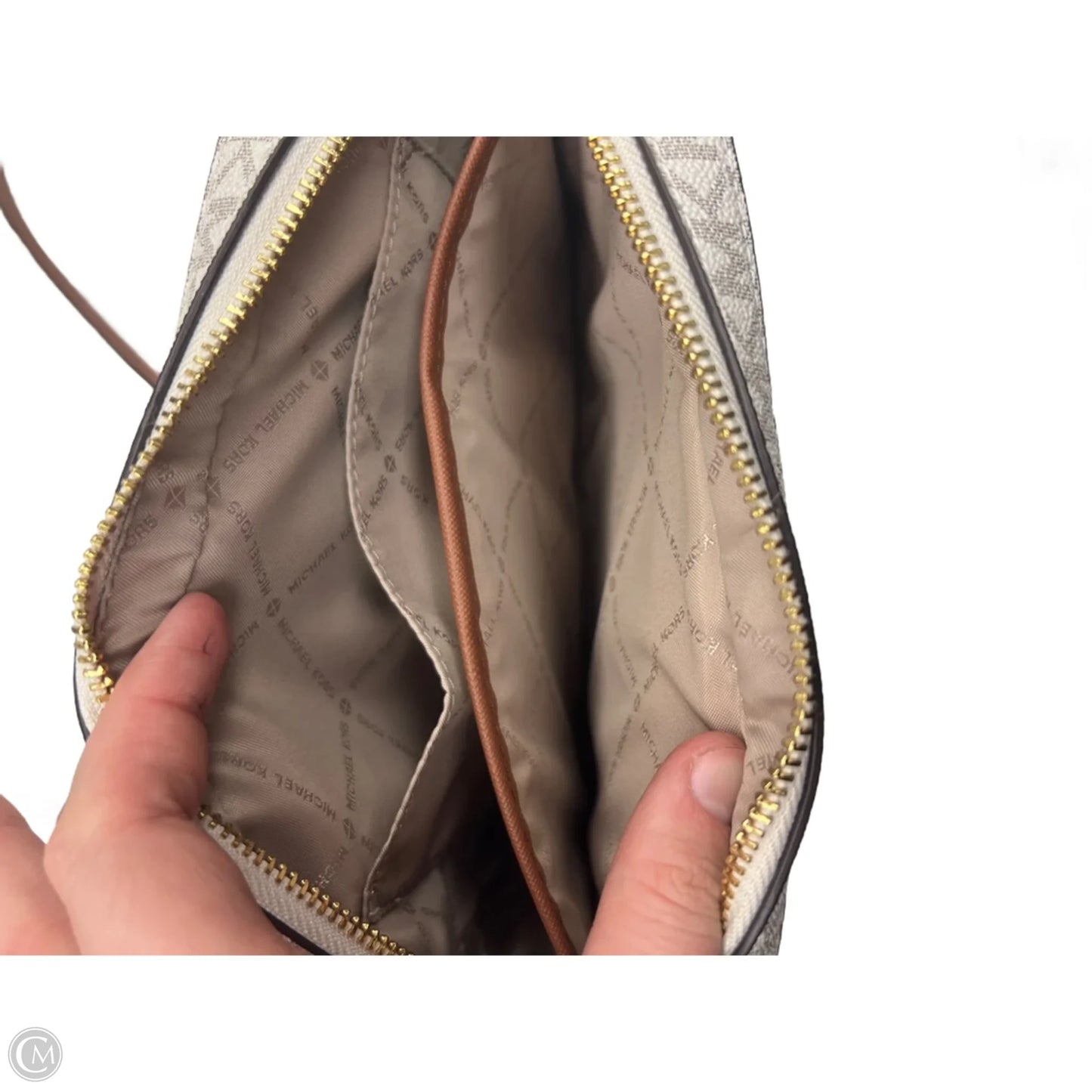 Crossbody Designer By Michael Kors, Size: Medium