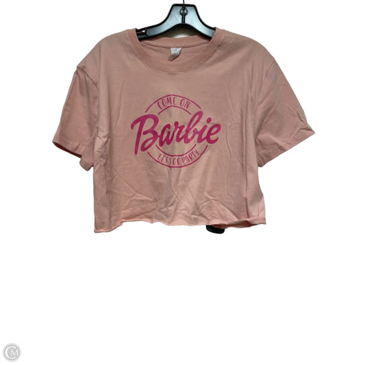 Top Short Sleeve Basic By Clothes Mentor In Pink, Size: L