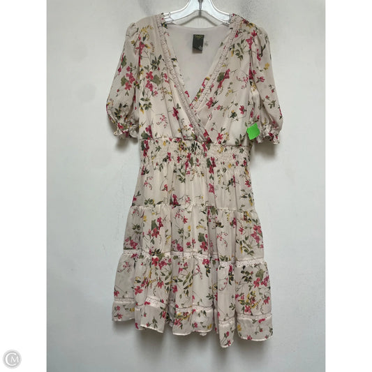 Dress Casual Short By Taylor In Floral Print, Size: M