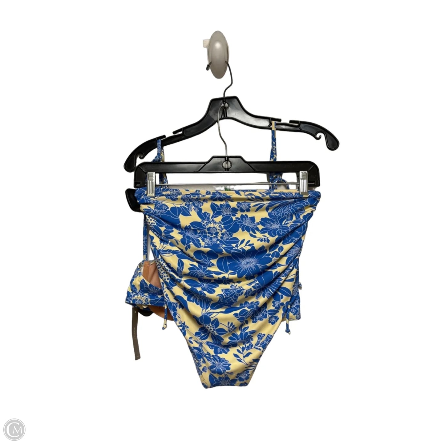 Swimsuit 2pc By J. Crew In Blue & Yellow, Size: S