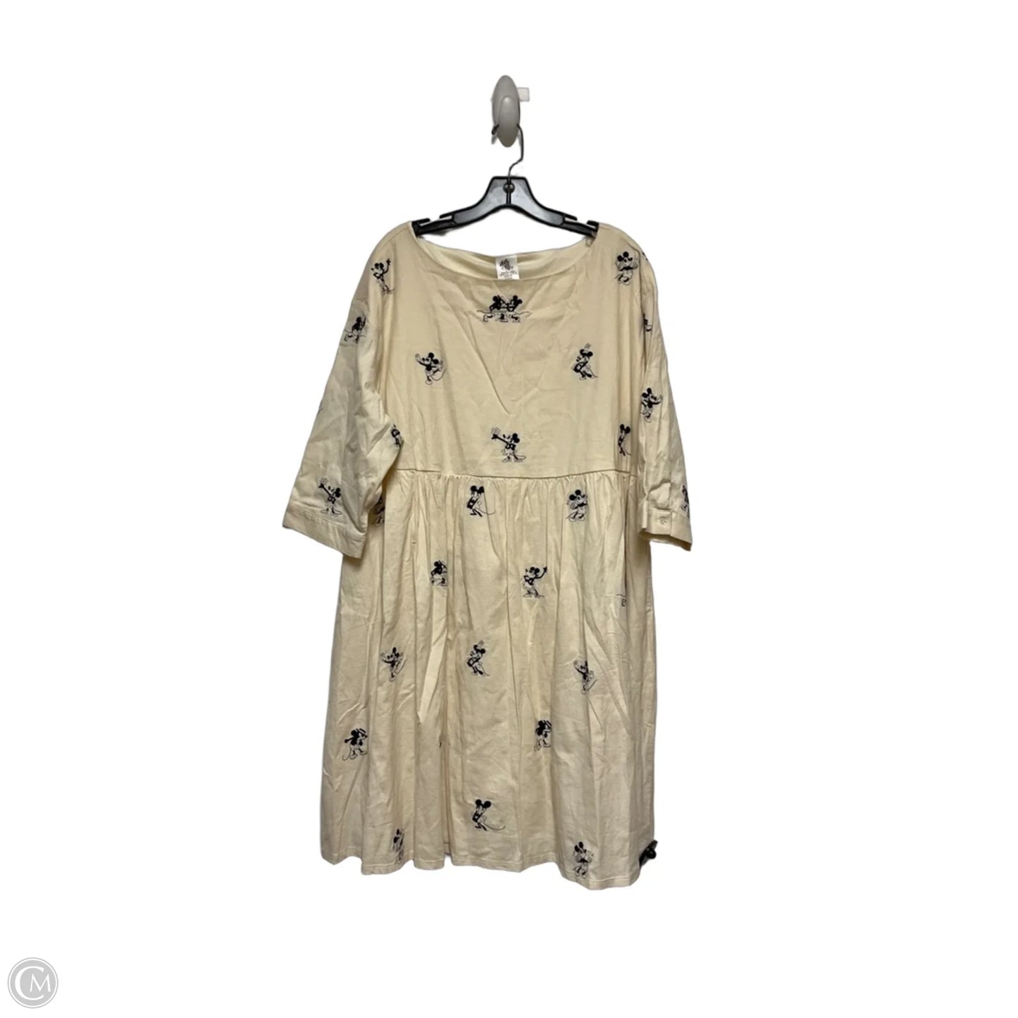 Dress Casual Short By Disney Store In Black & Cream, Size: Xl