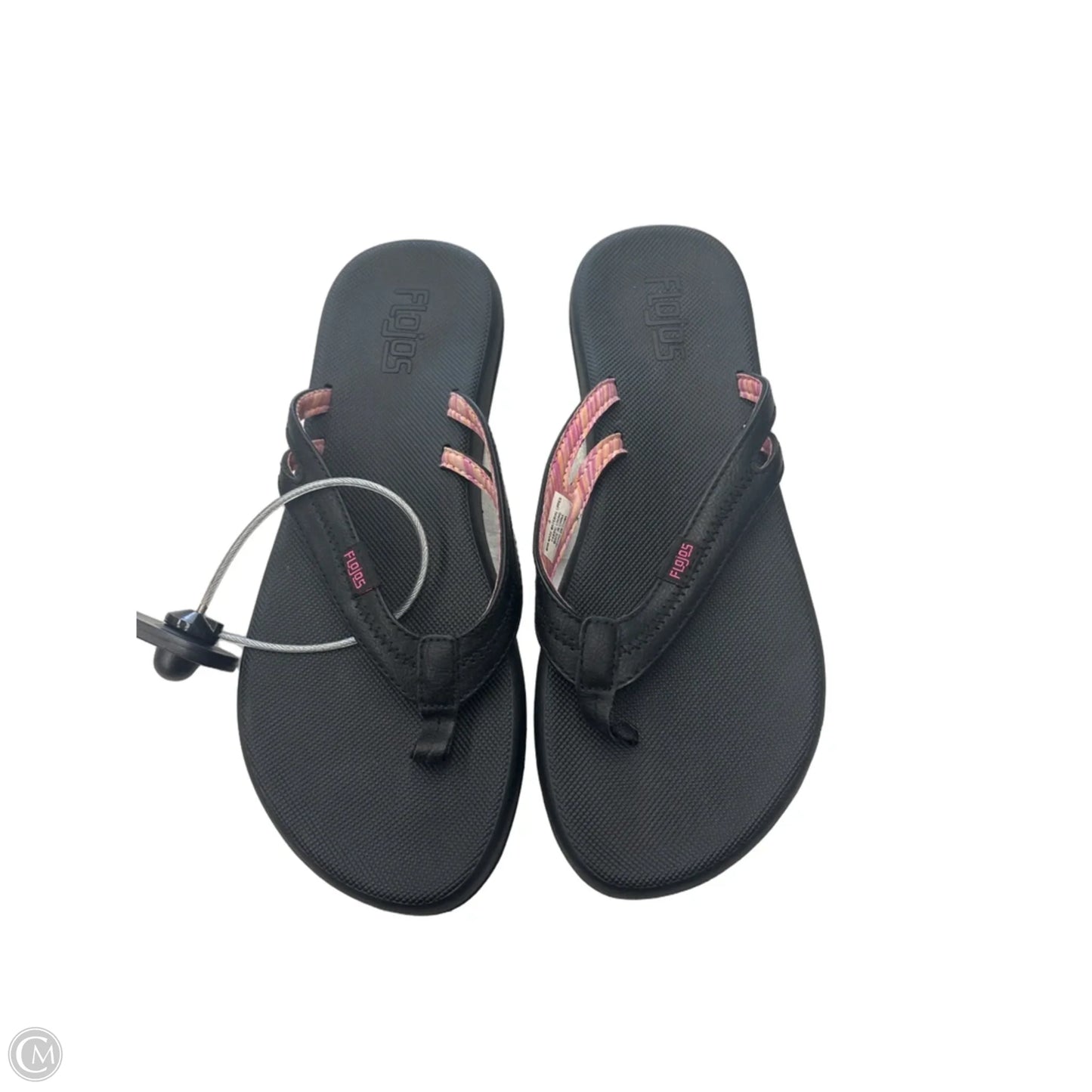 Sandals Flip Flops By Clothes Mentor In Black, Size: 9