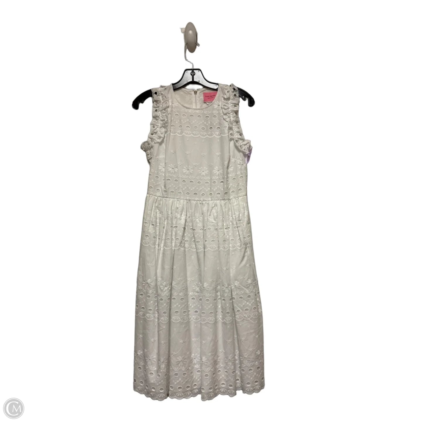 Dress Designer By Kate Spade In White, Size: Xs