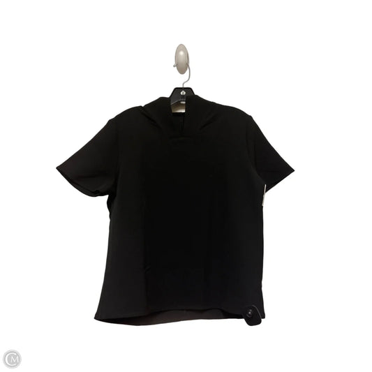 Top Short Sleeve By Clothes Mentor In Black, Size: L